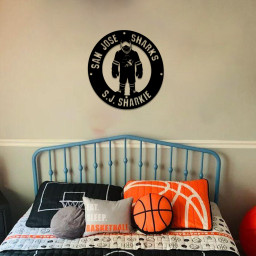 San Jose Sharks Ice Hockey Metal Signs Wall Decor