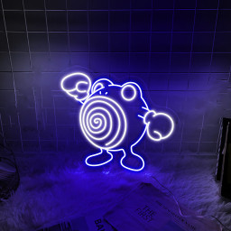 Poliwag Pokemon Neon Signs