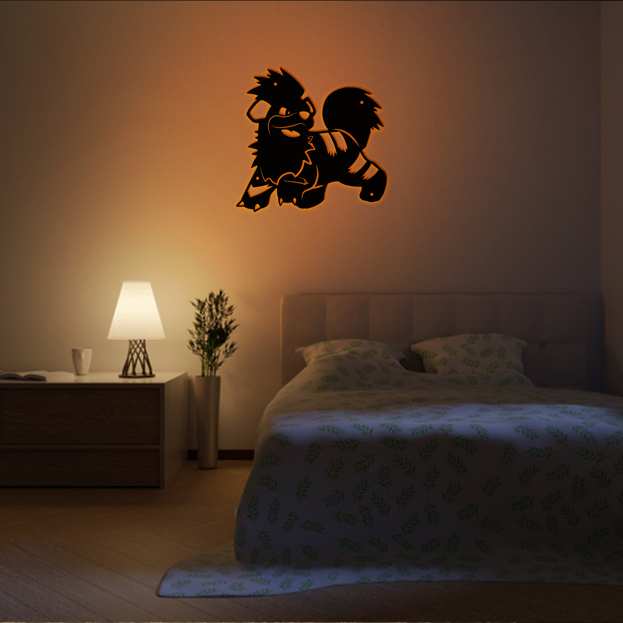 Growlithe Pokemon Metal Signs