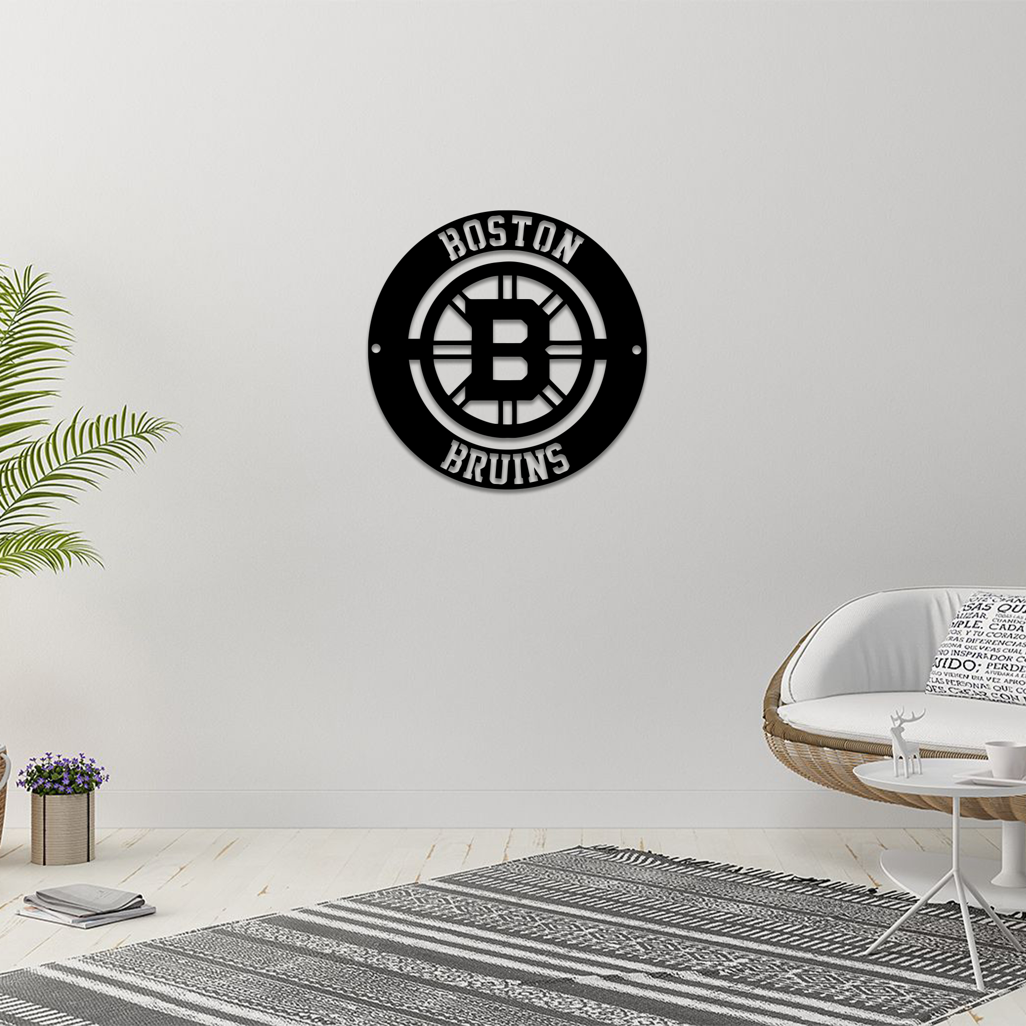 Ice Hockey Boston Bruins Metal Signs