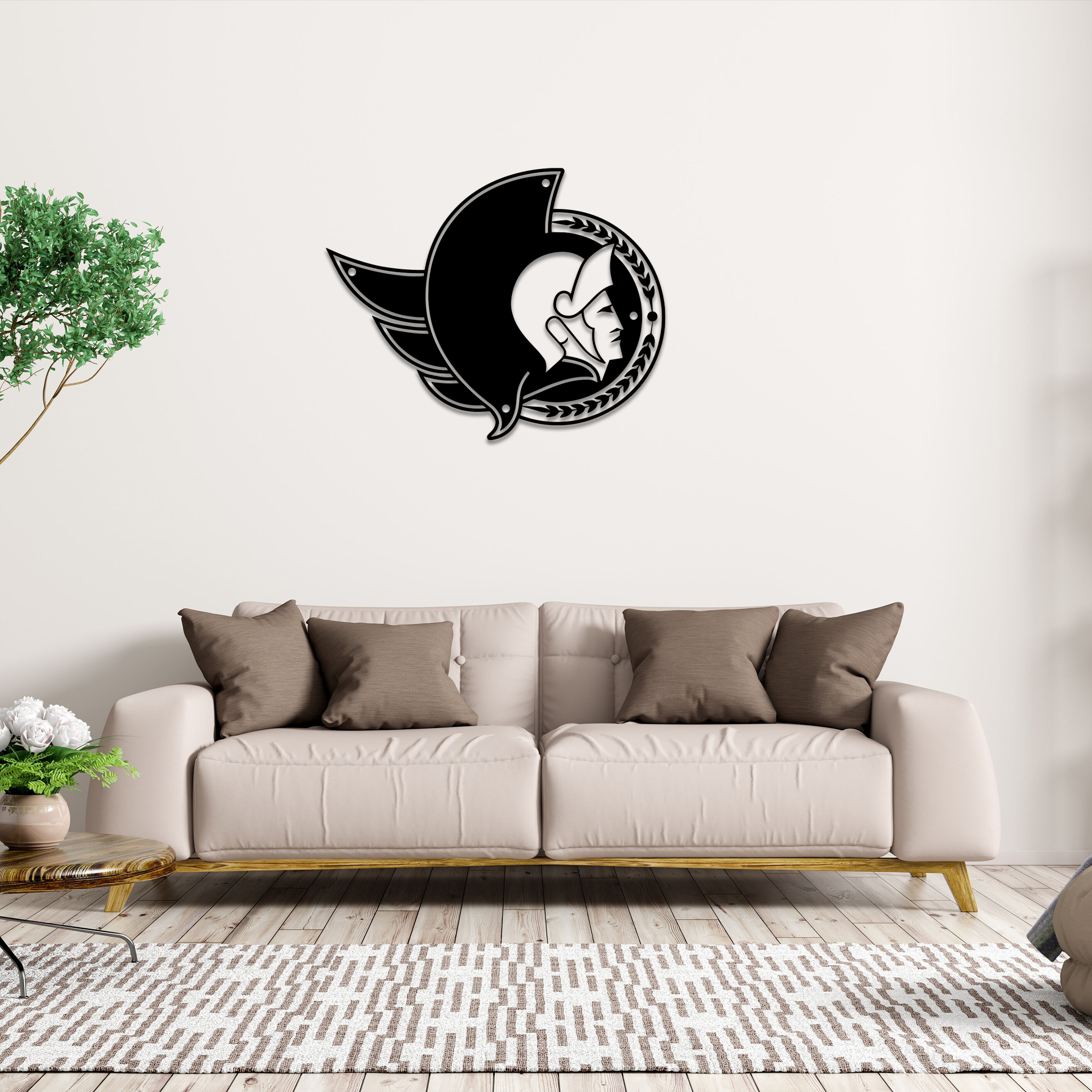 Ottawa Senators Ice Hockey Metal Sign