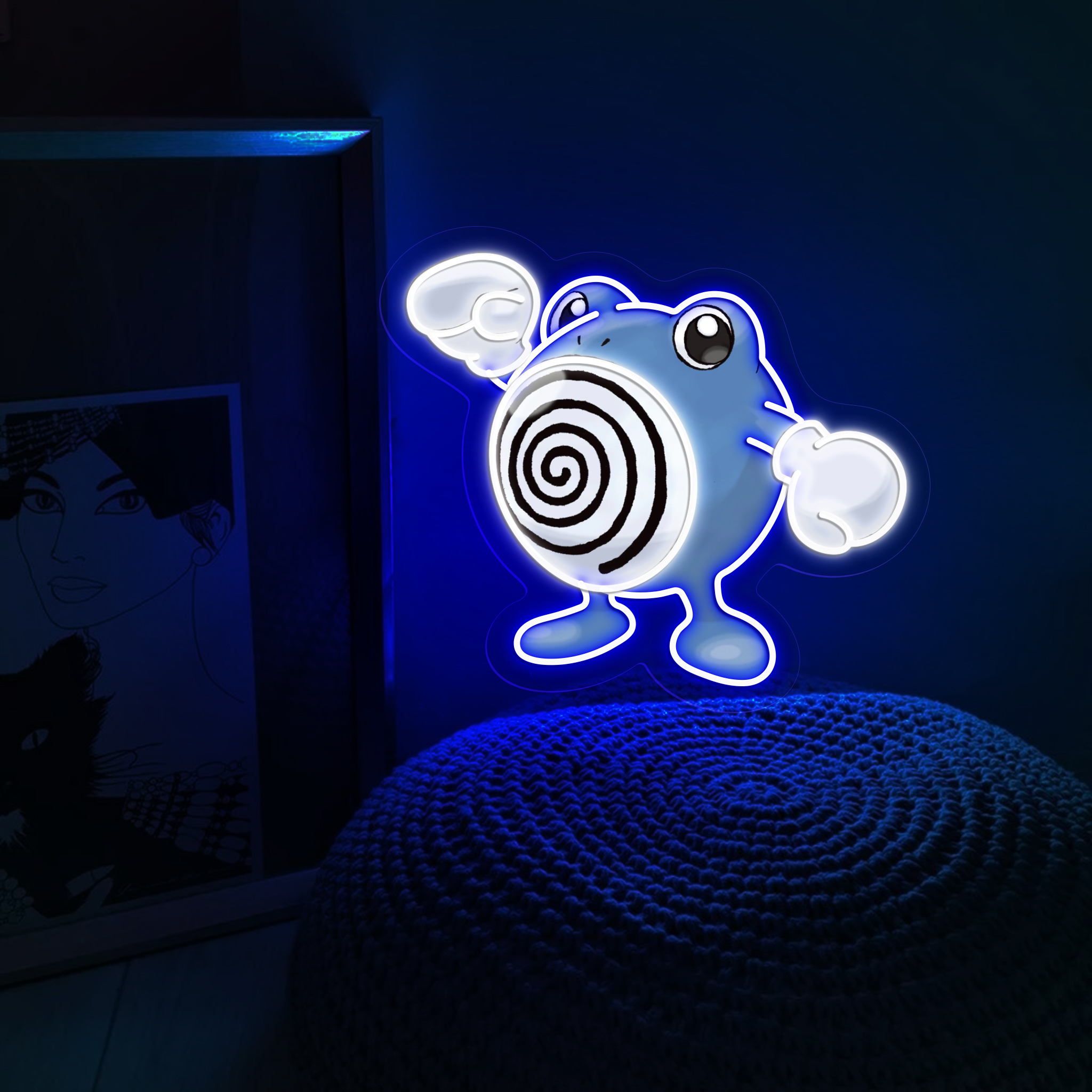 Poliwag Pokemon UV Signs