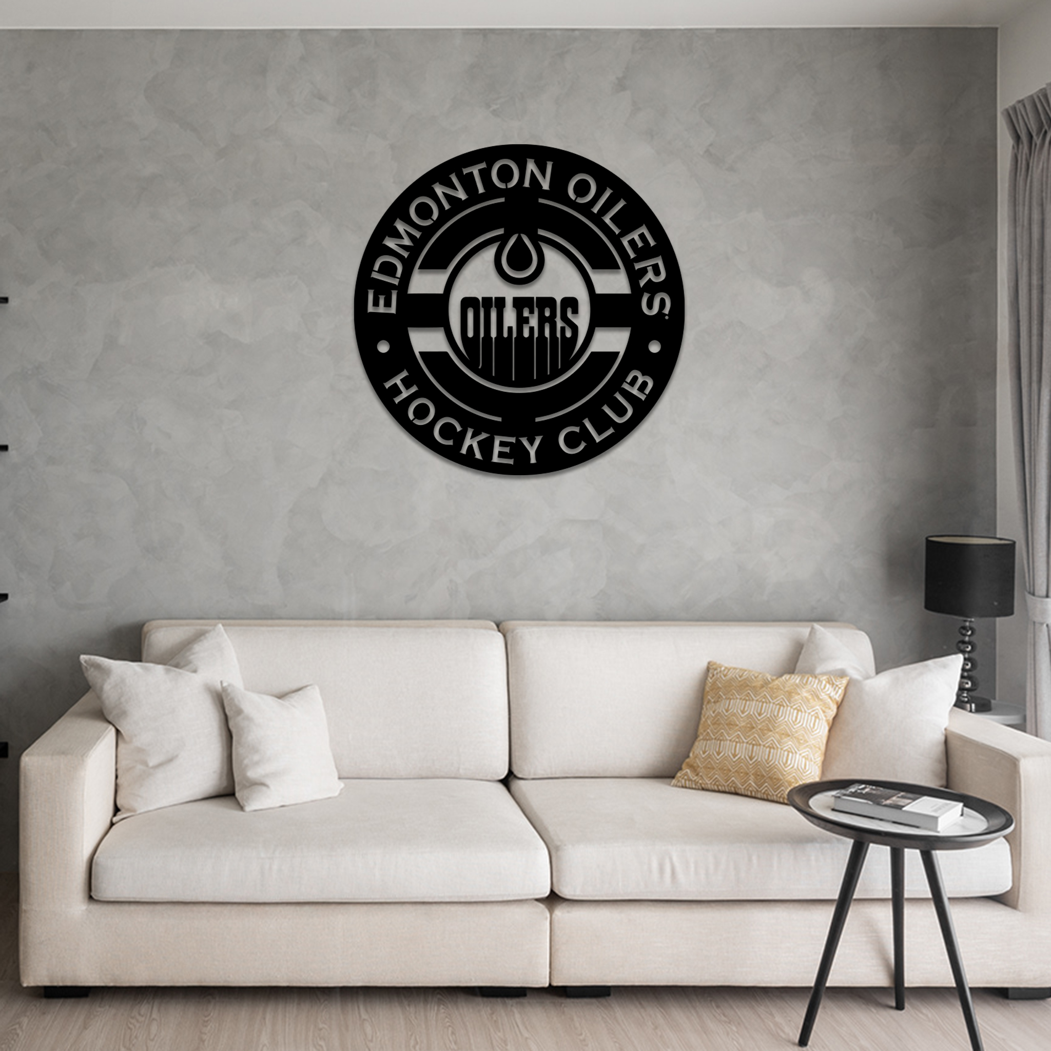 Ice Hockey Edmonton Oilers Metal Sign