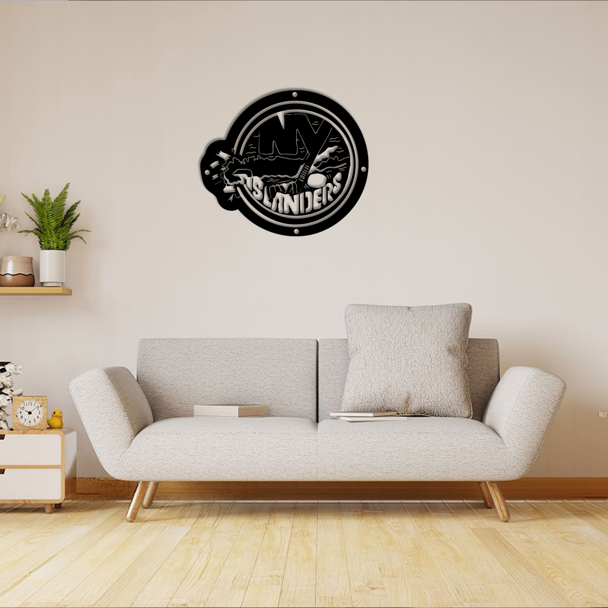 Ice Hockey New York Islanders Metal Sign