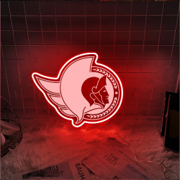 Ottawa Senators Ice Hockey Laser Sign