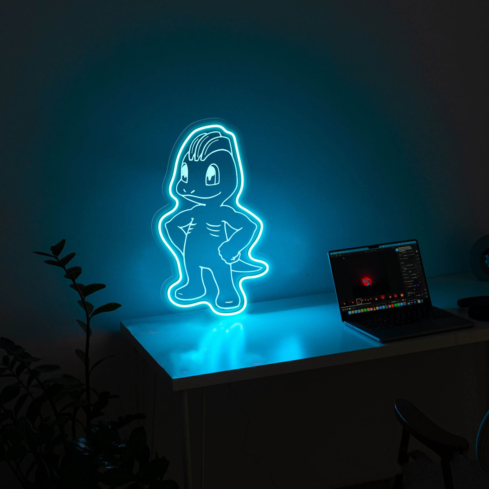 Pokemon Machop Laser Signs