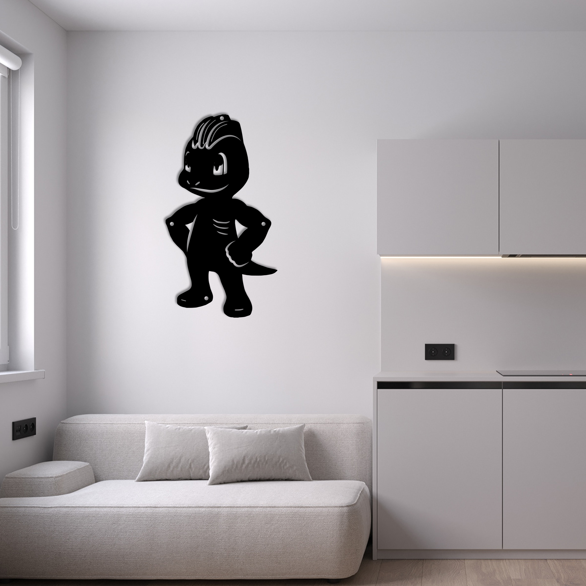 Pokemon Machop Metal Signs