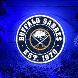 Buffalo Sabres Ice Hockey UV Sign Wall Decor