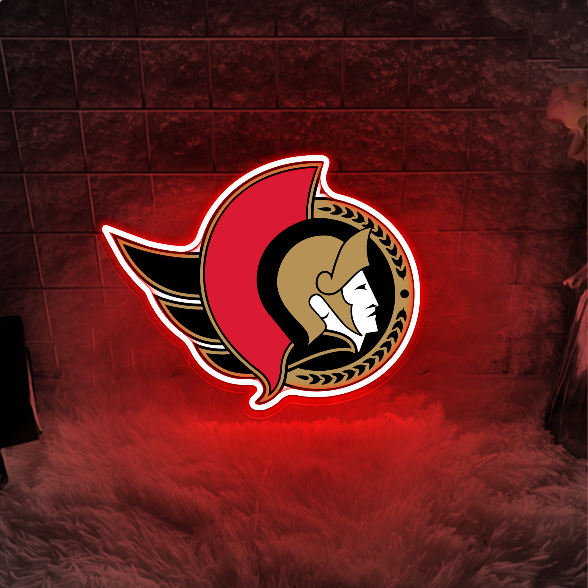 Ottawa Senators Ice Hockey UV Sign
