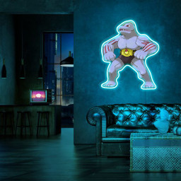 Machoke Pokemon UV Signs