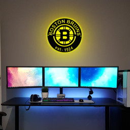 Ice Hockey Boston Bruins Metal Sign Wall Decor