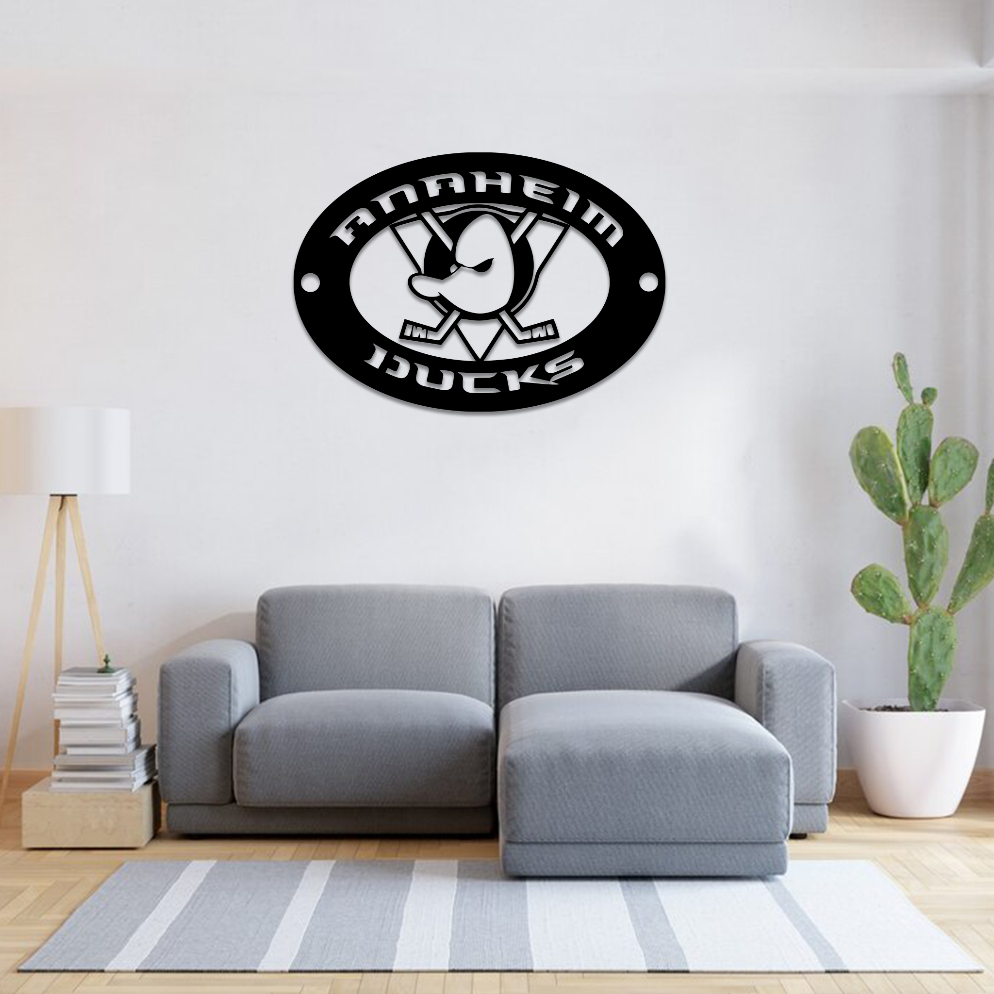Ice Hockey Anaheim Ducks Metal Sign