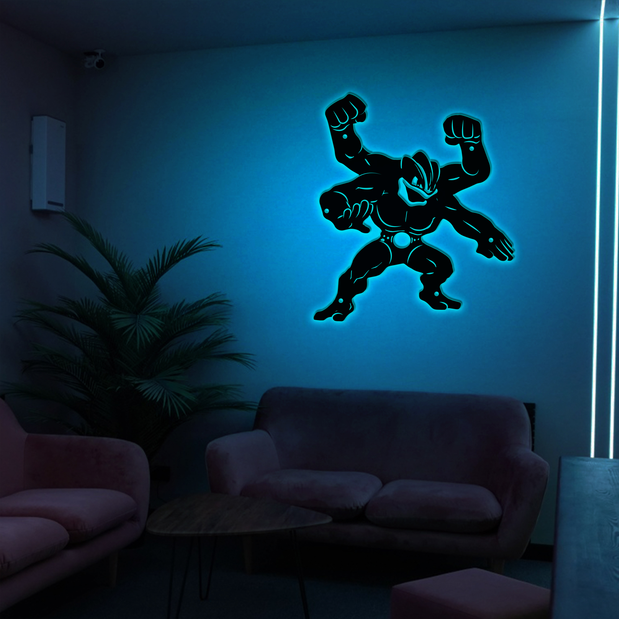 Pokemon Machamp Metal Signs