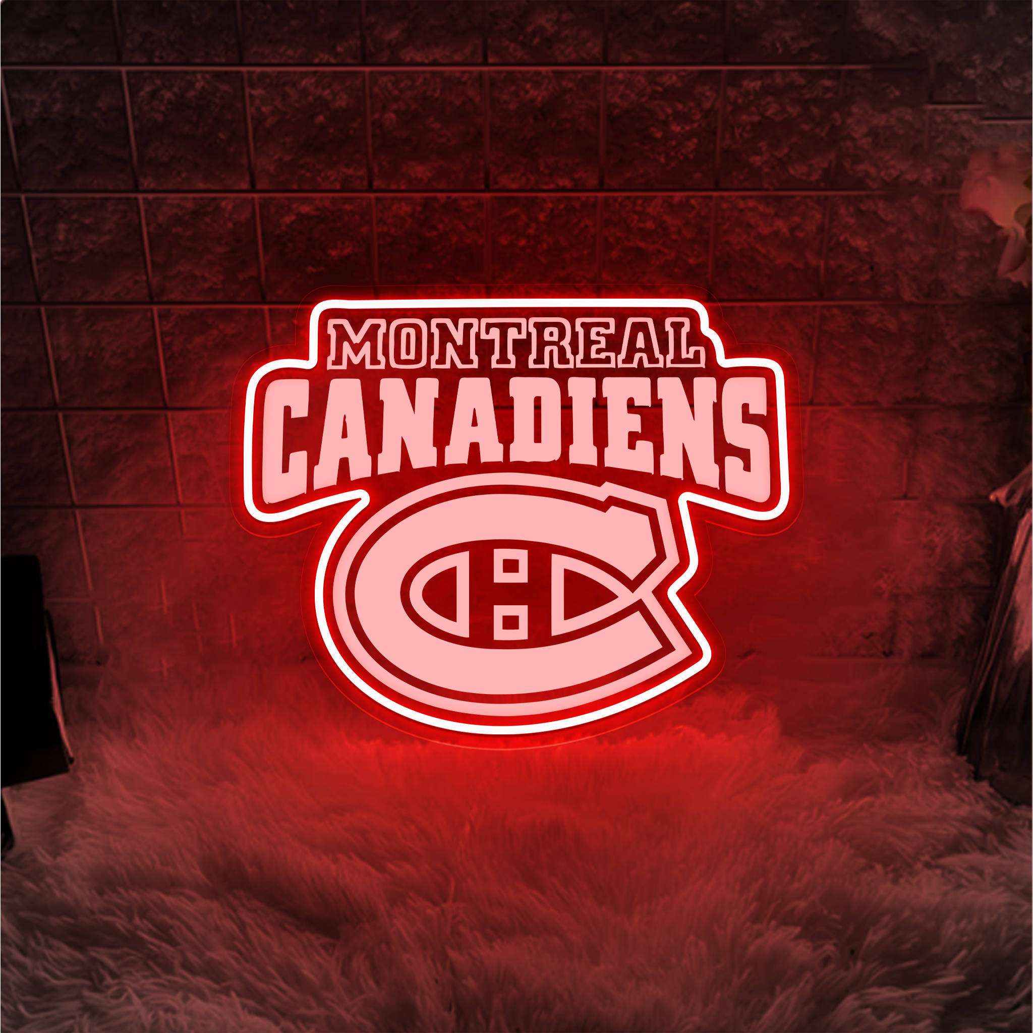 Ice Hockey Montreal Canadiens Laser Signs
