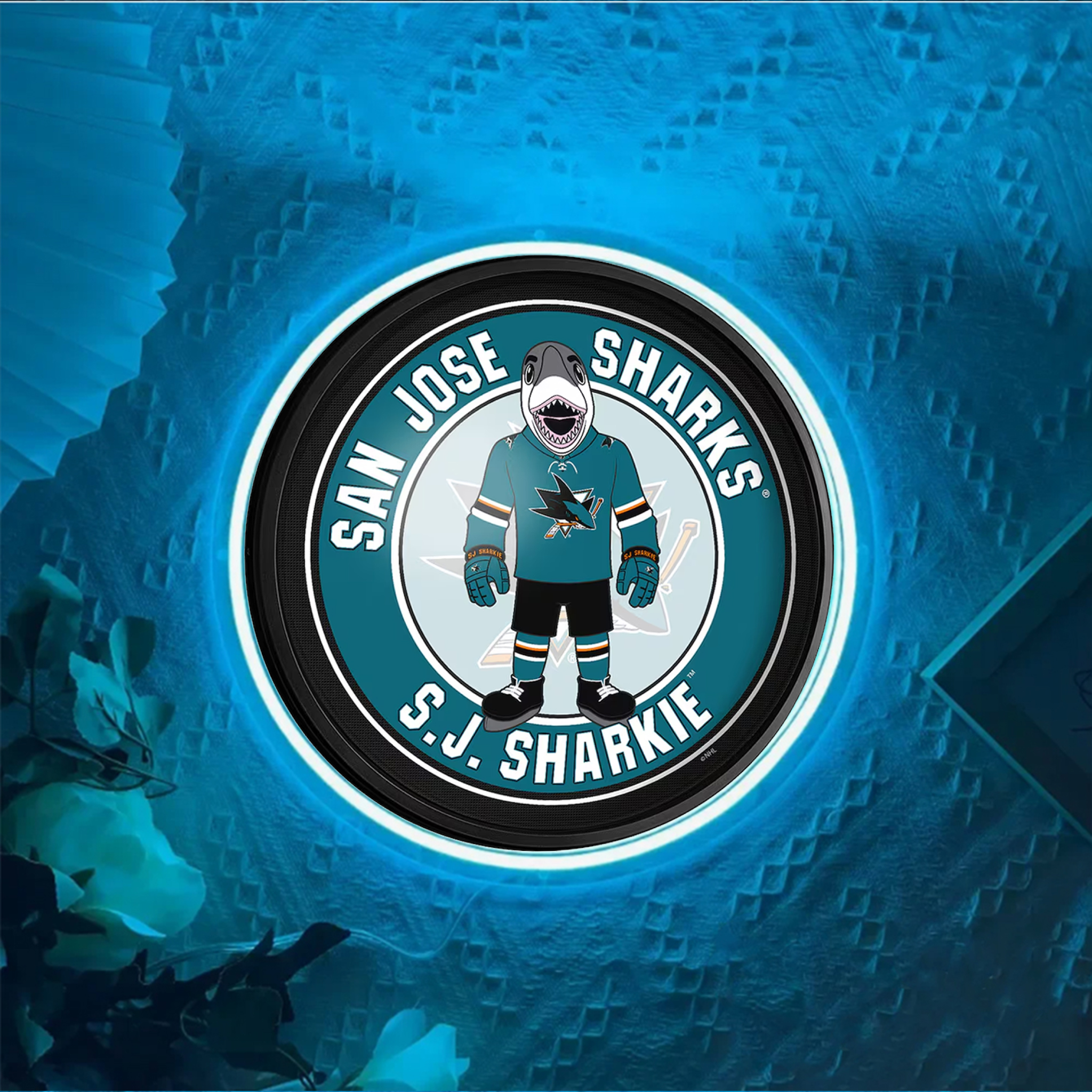 San Jose Sharks Ice Hockey UV Signs Wall Decor