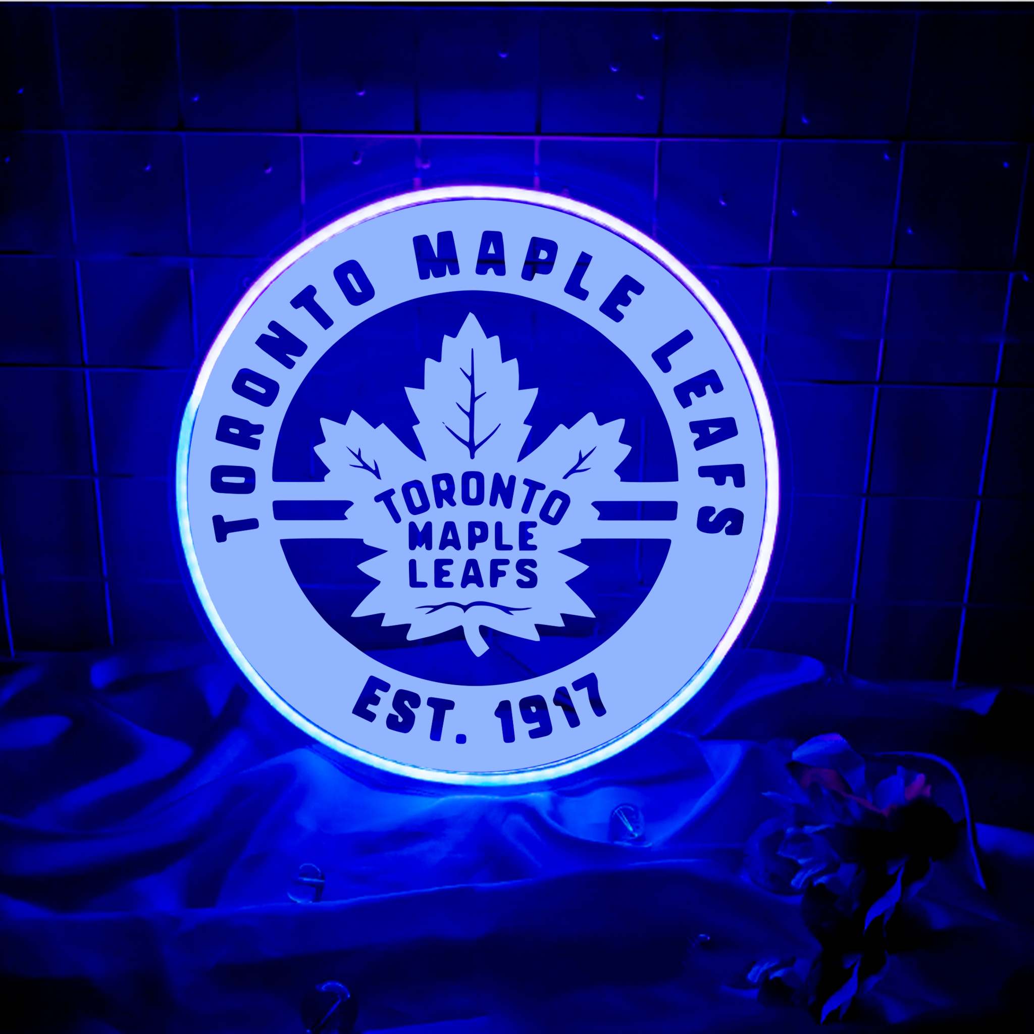 Ice Hockey Toronto Maple Leafs Laser Sign