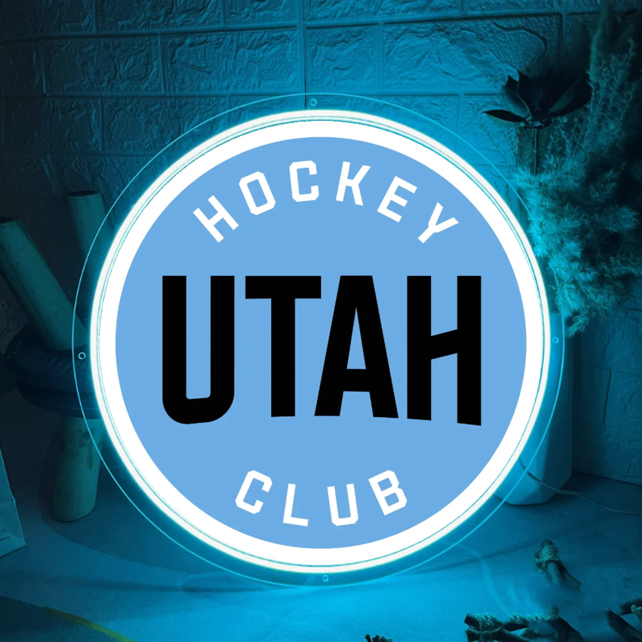 Ice Hockey Utah Hockey Club UV Signs