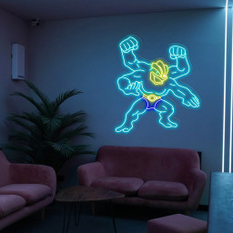 Pokemon Machamp Neon Signs