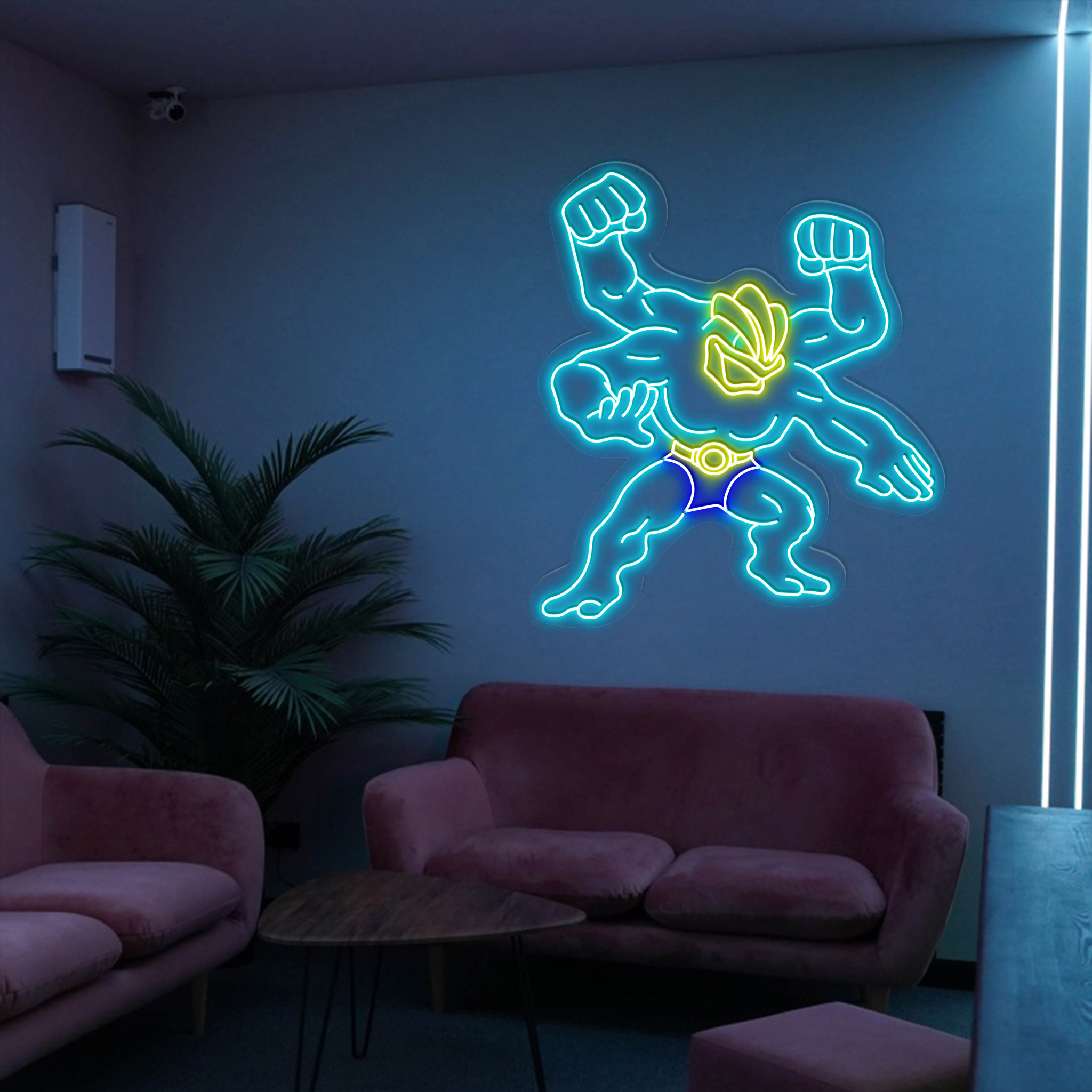 Pokemon Machamp Neon Signs
