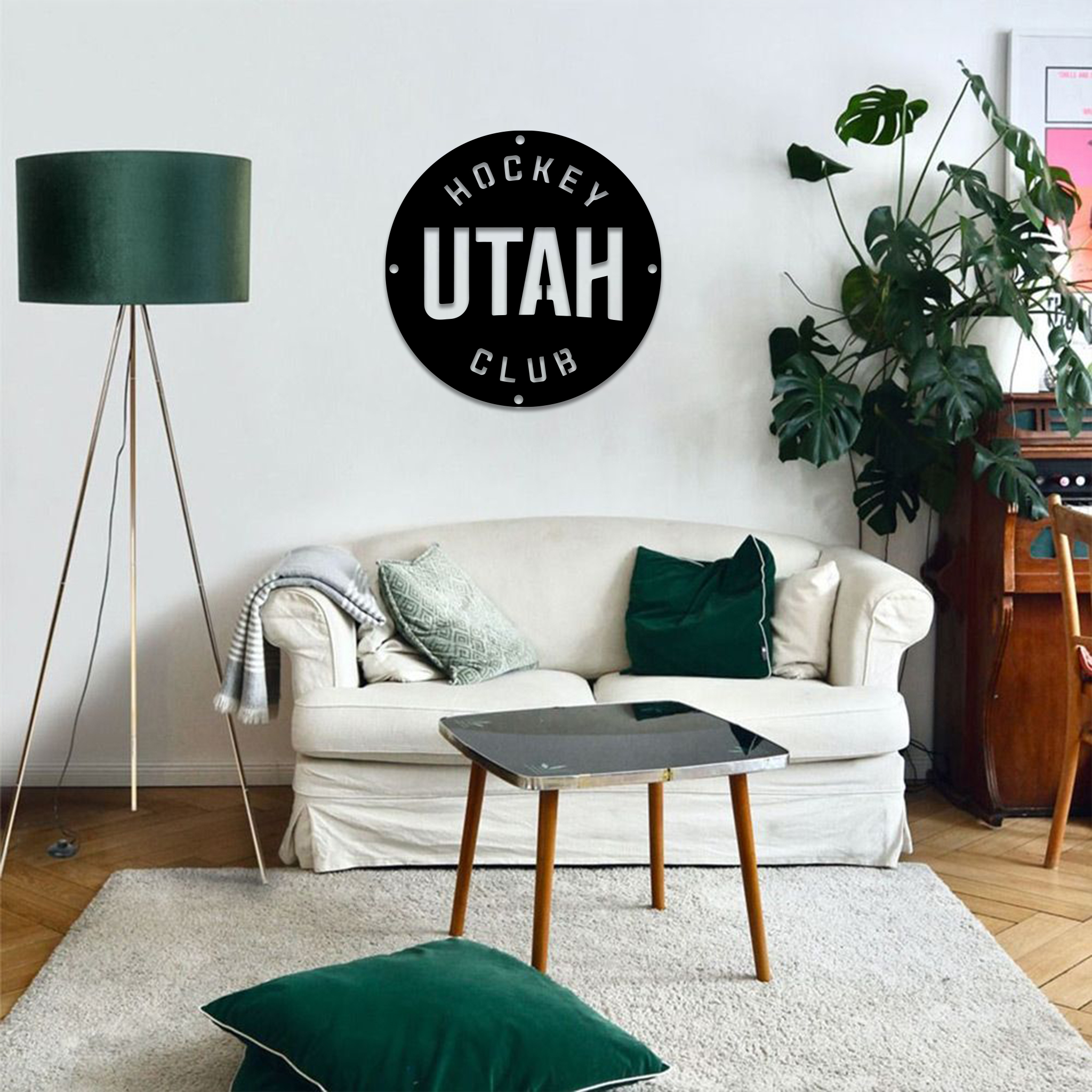 Ice Hockey Utah Hockey Club Metal Signs