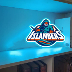 Ice Hockey New York Islanders UV Signs Wall Decor