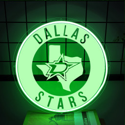 Dallas Stars Ice Hockey Laser Sign