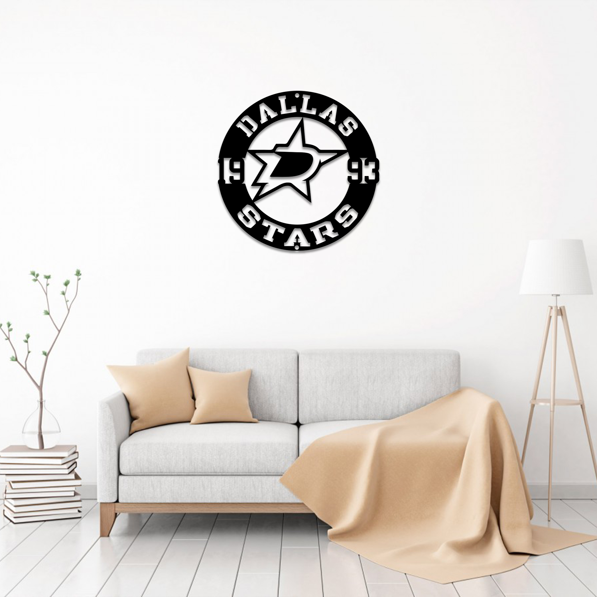 Dallas Stars Ice Hockey Metal Sign Wall Decor