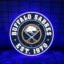 Buffalo Sabres Ice Hockey UV Sign Wall Decor