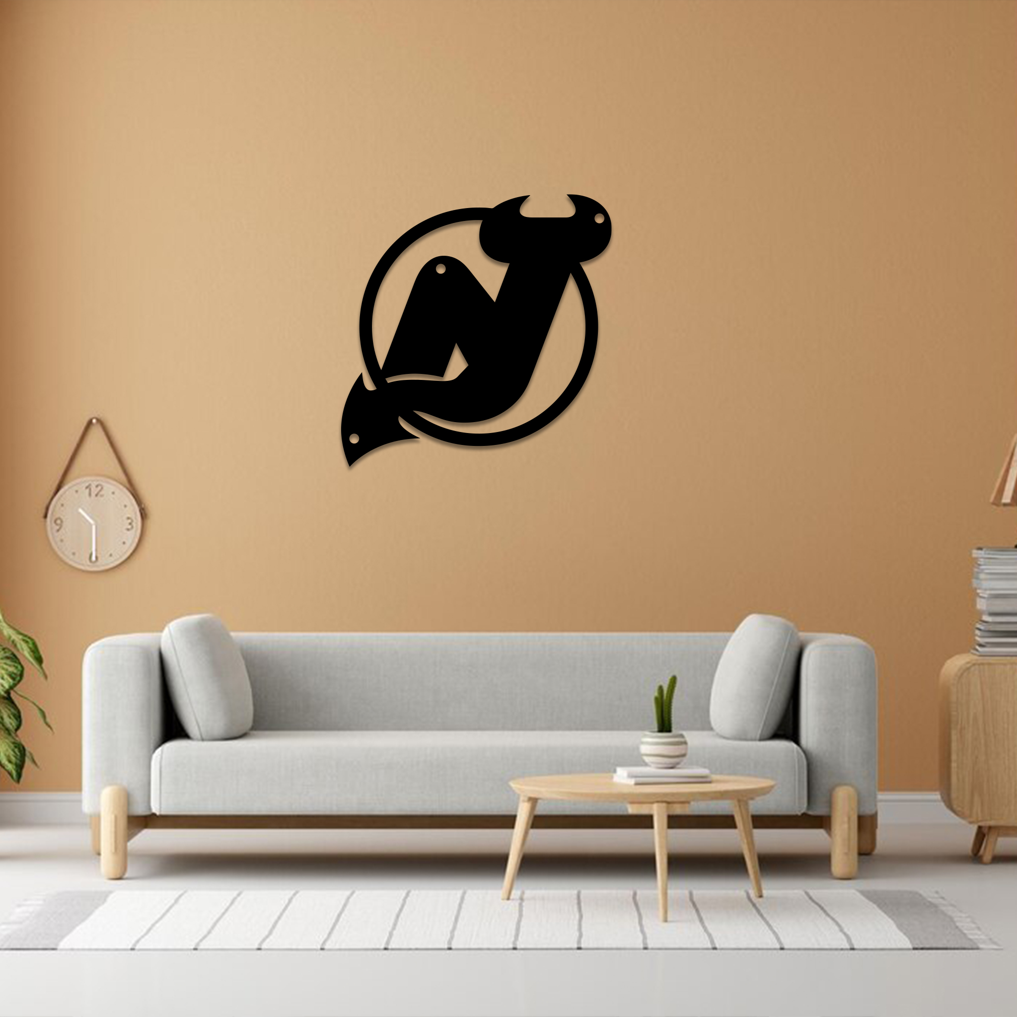 New Jersey Devils Ice Hockey Metal Signs