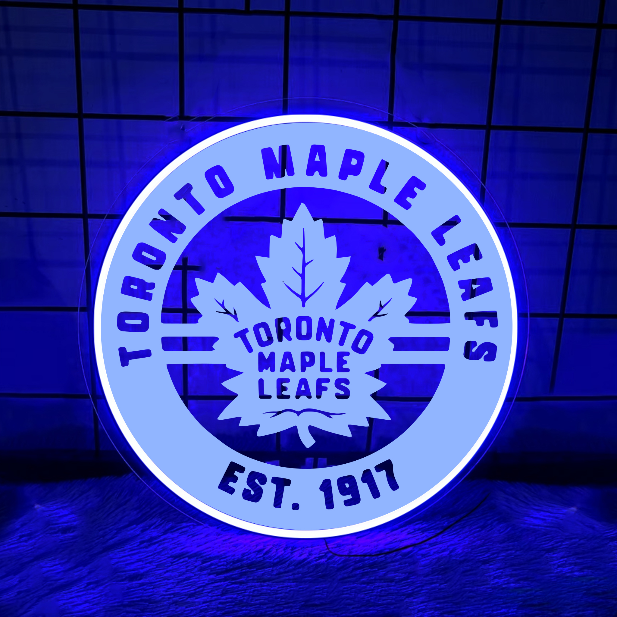 Ice Hockey Toronto Maple Leafs Laser Sign