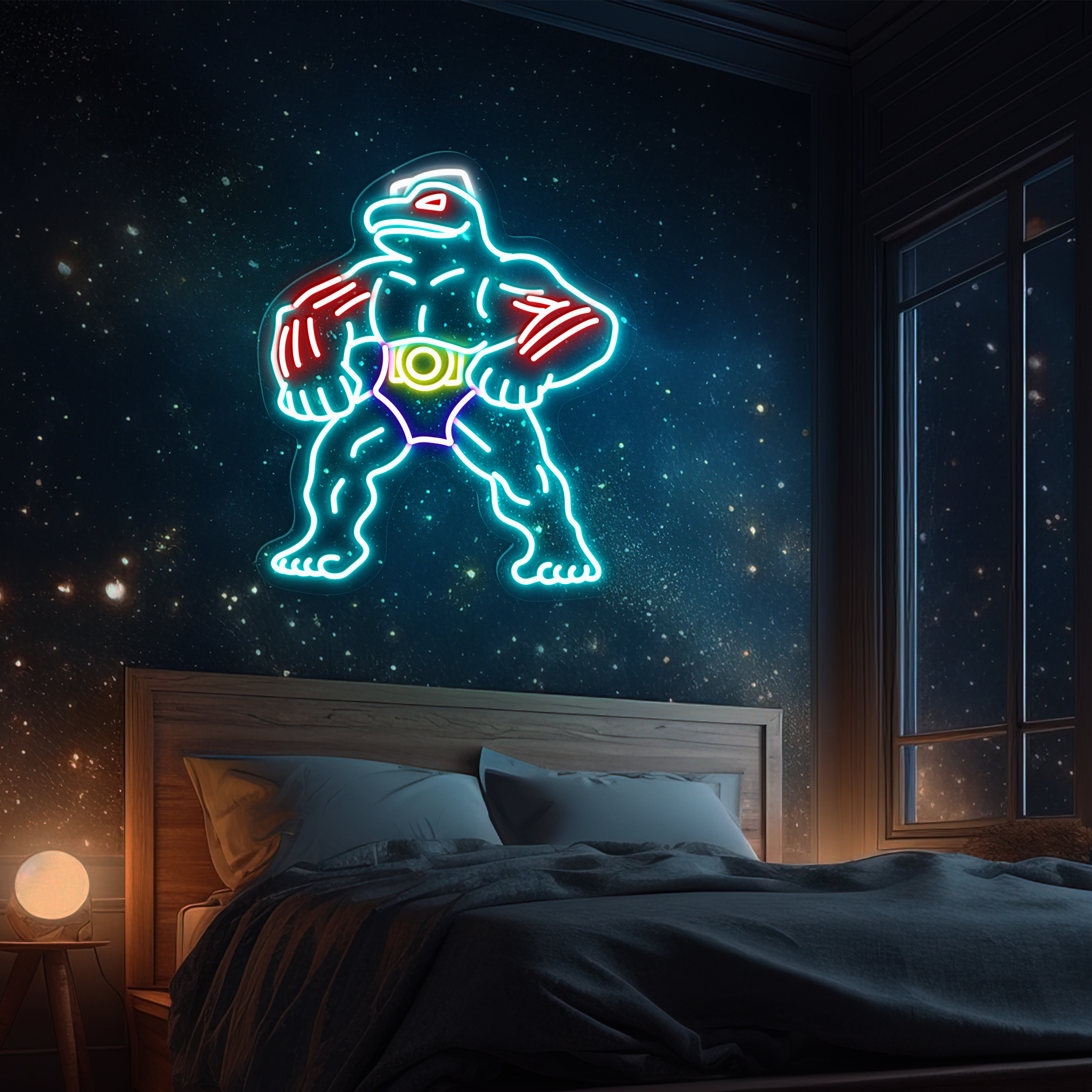 Machoke  Pokemon Neon Signs