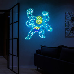 Pokemon Machamp Neon Signs