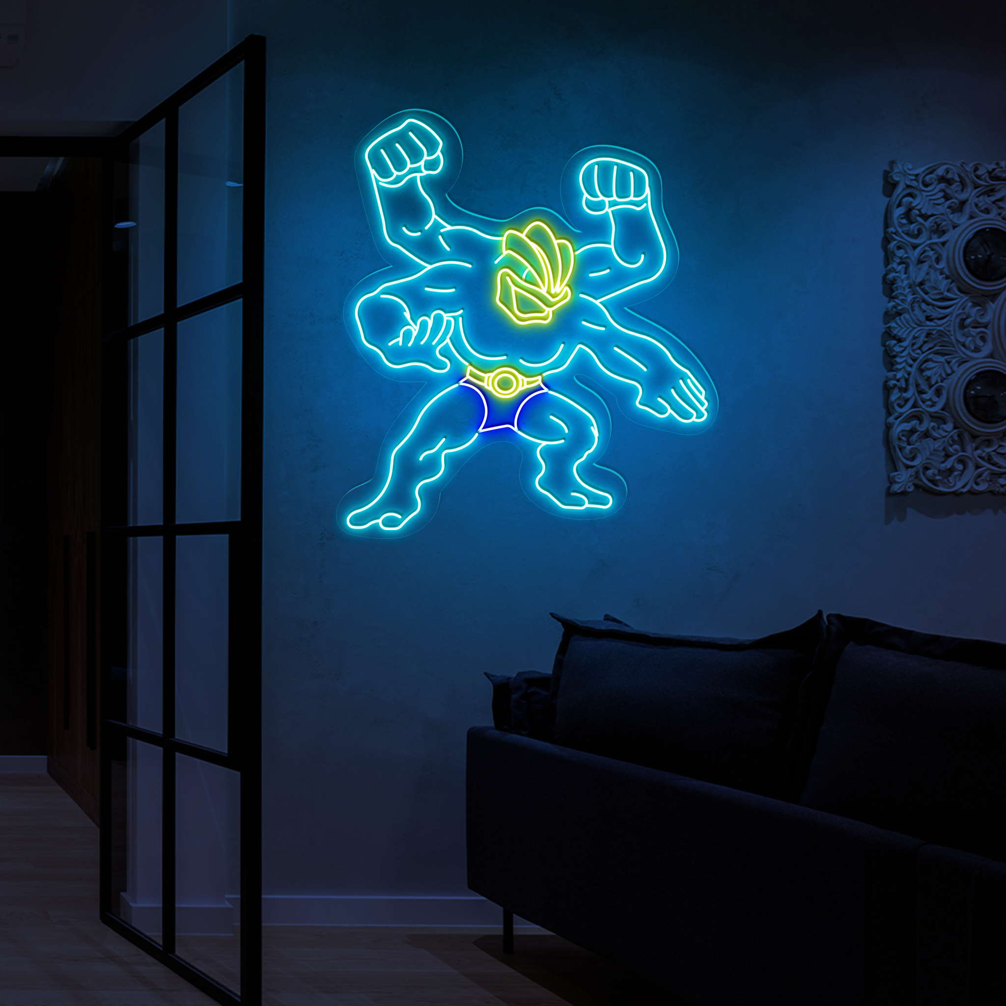 Pokemon Machamp Neon Signs