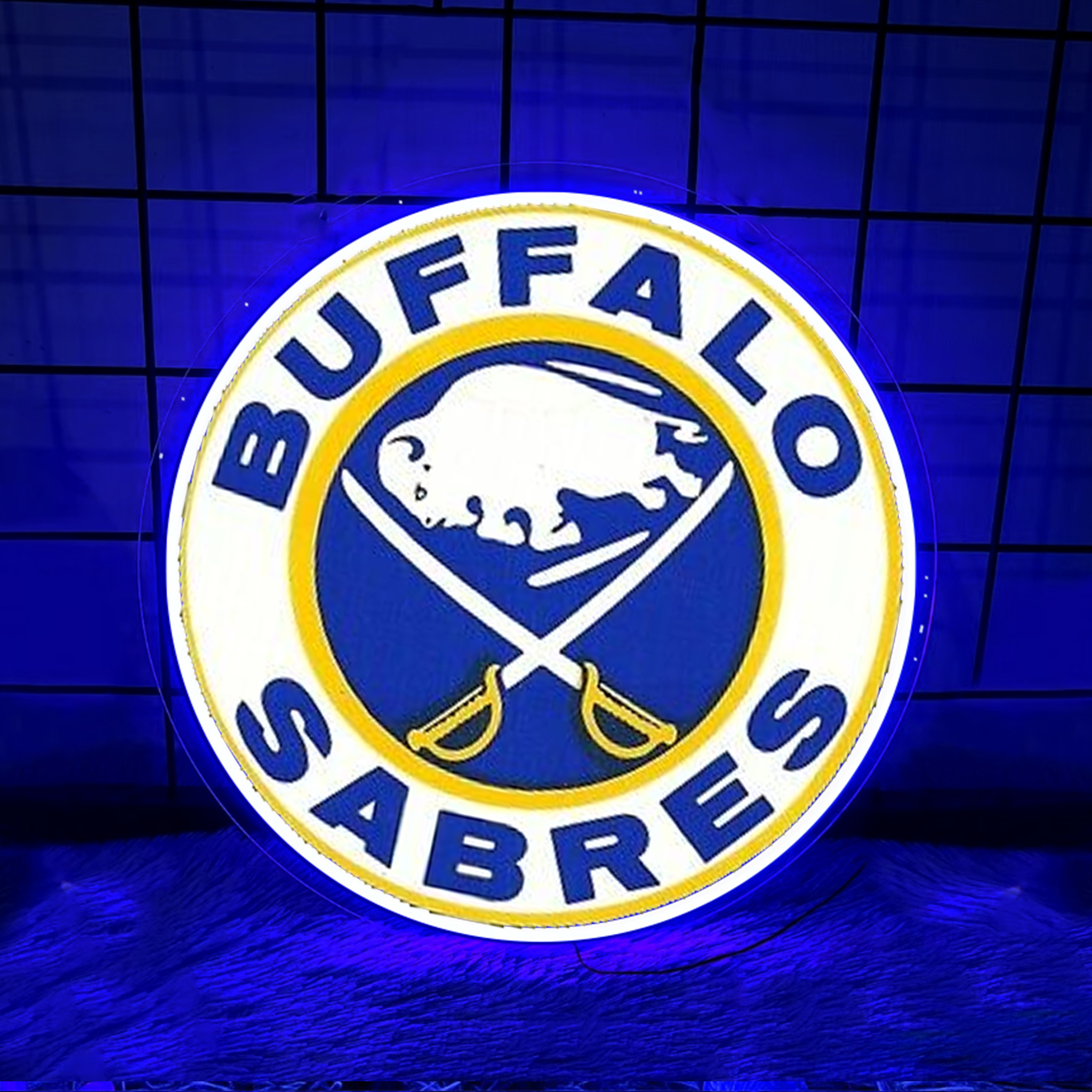Ice Hockey Buffalo Sabres UV Sign Wall Decor