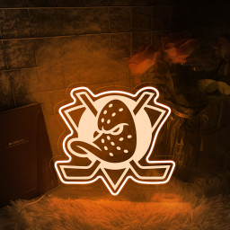 Anaheim Ducks Ice Hockey Laser Signs