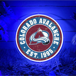 Colorado Avalanche Ice Hockey UV Sign Wall Decor