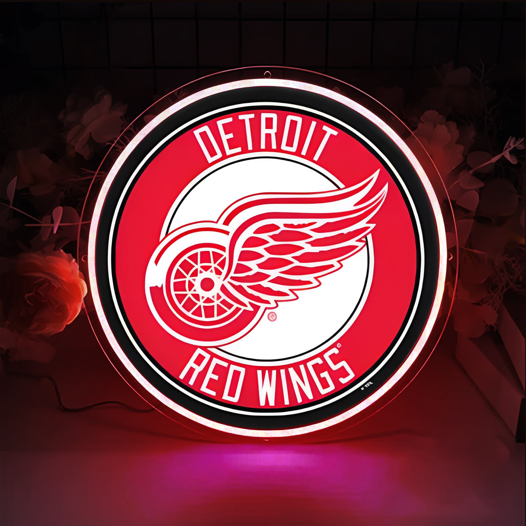 Detroit Red Wings Ice Hockey UV Signs