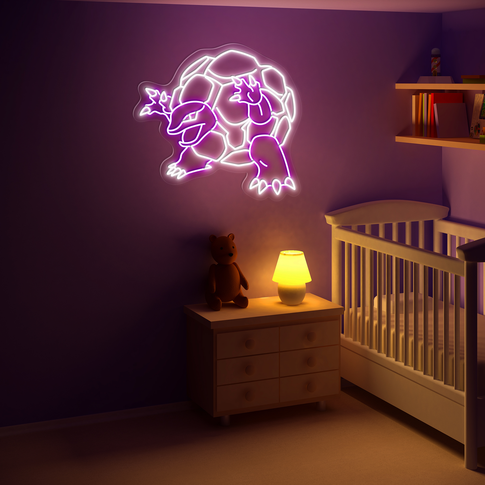 Pokemon Golem Neon Signs