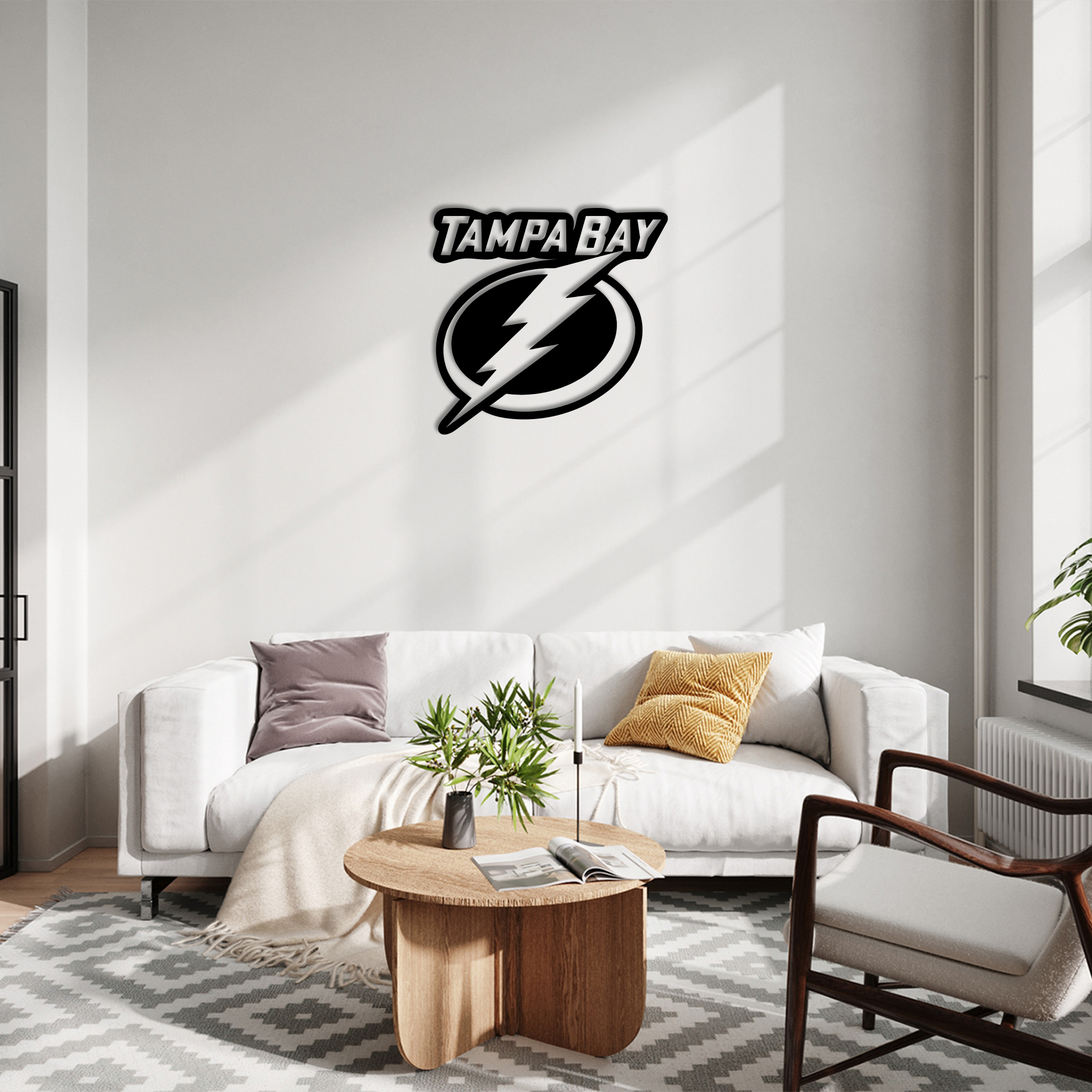 Ice Hockey Tampa Bay Lightning Metal Sign Wall Decor