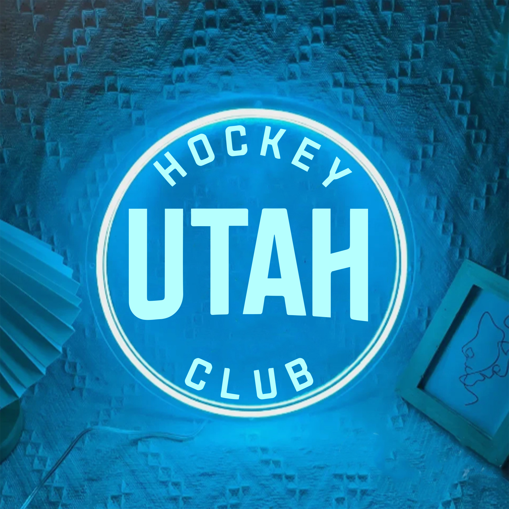 Ice Hockey Utah Hockey Club Laser Signs