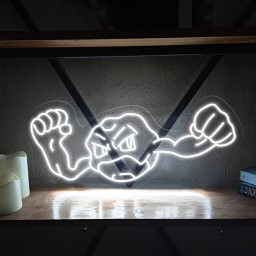Pokemon Geodude Neon Signs