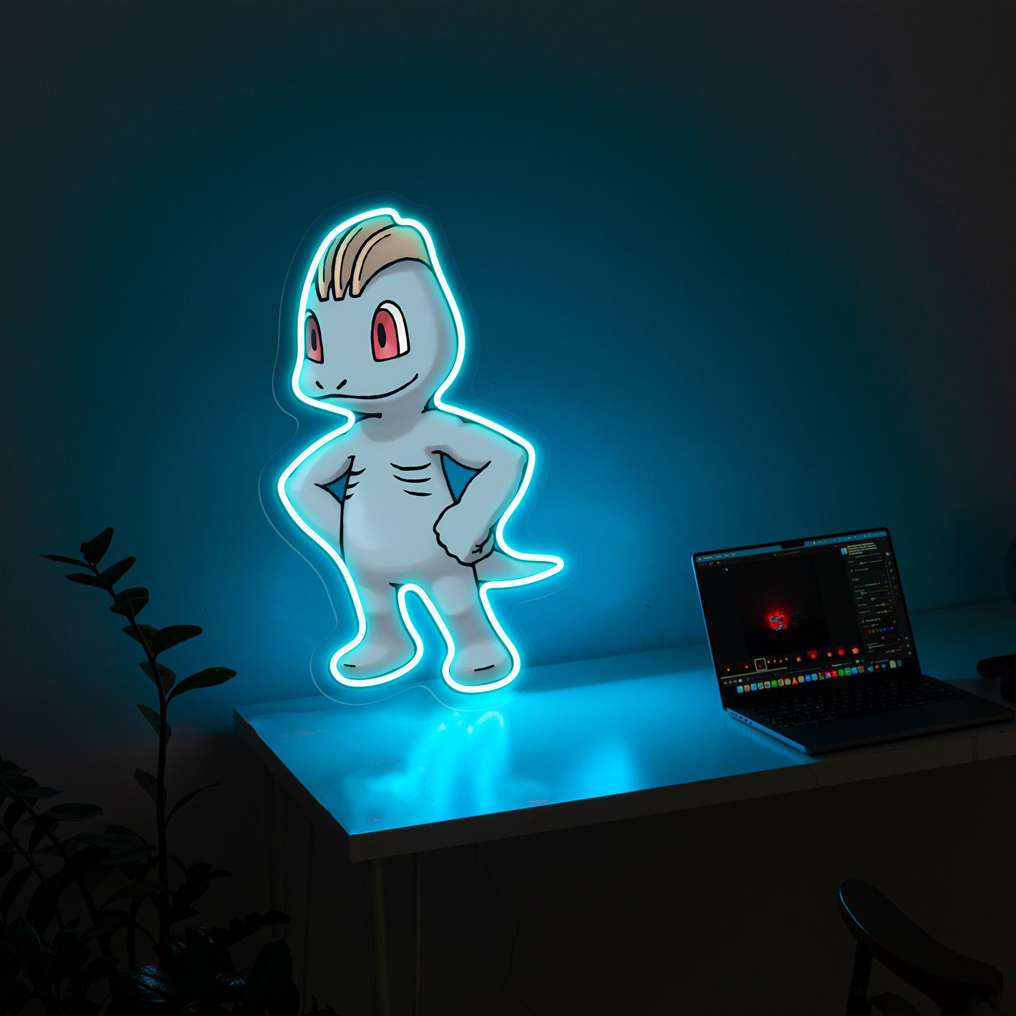 Pokemon Machop UV Signs
