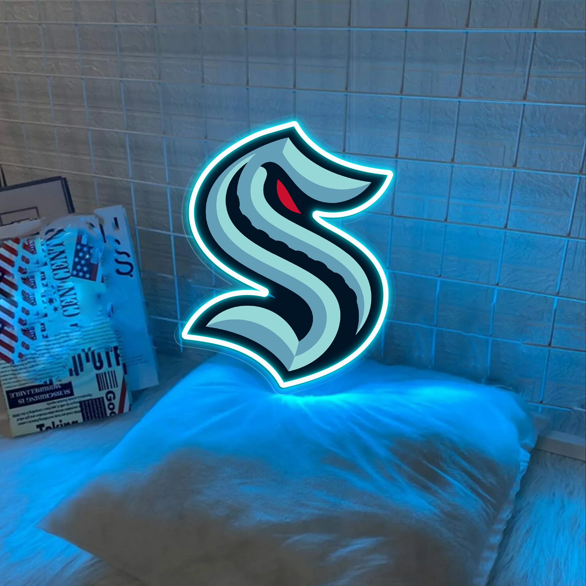 Ice Hockey Seattle Kraken UV Signs