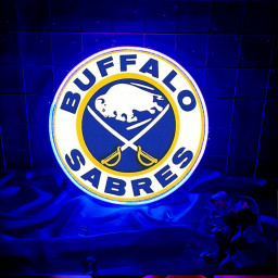 Ice Hockey Buffalo Sabres UV Sign Wall Decor