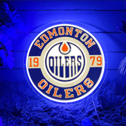 Edmonton Oilers Ice Hockey UV Signs