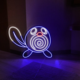 Pokemon Poliwag Neon Signs