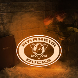 Ice Hockey Anaheim Ducks Laser Sign