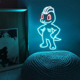 Pokemon Machop Neon Signs
