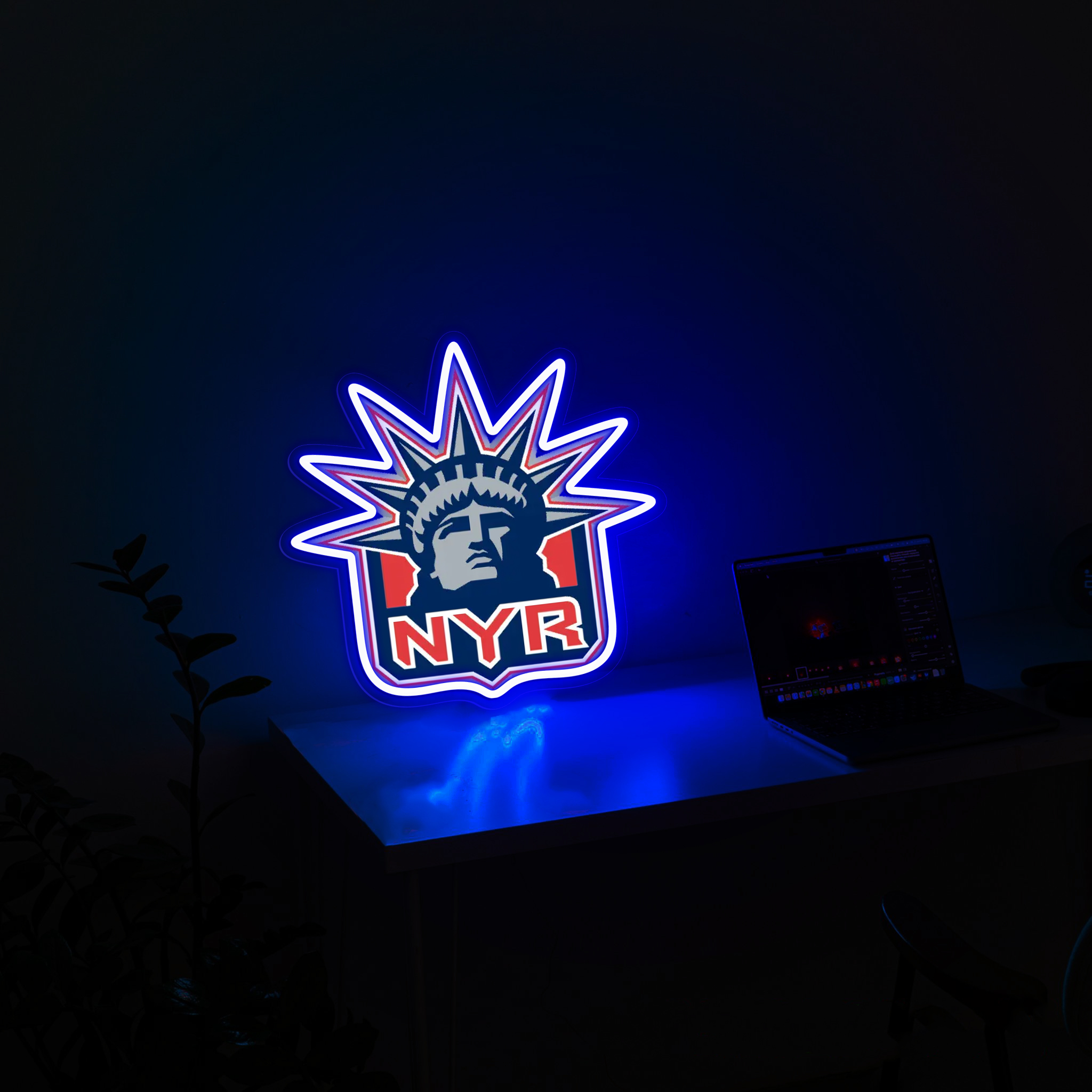 New York Rangers Ice Hockey UV Sign