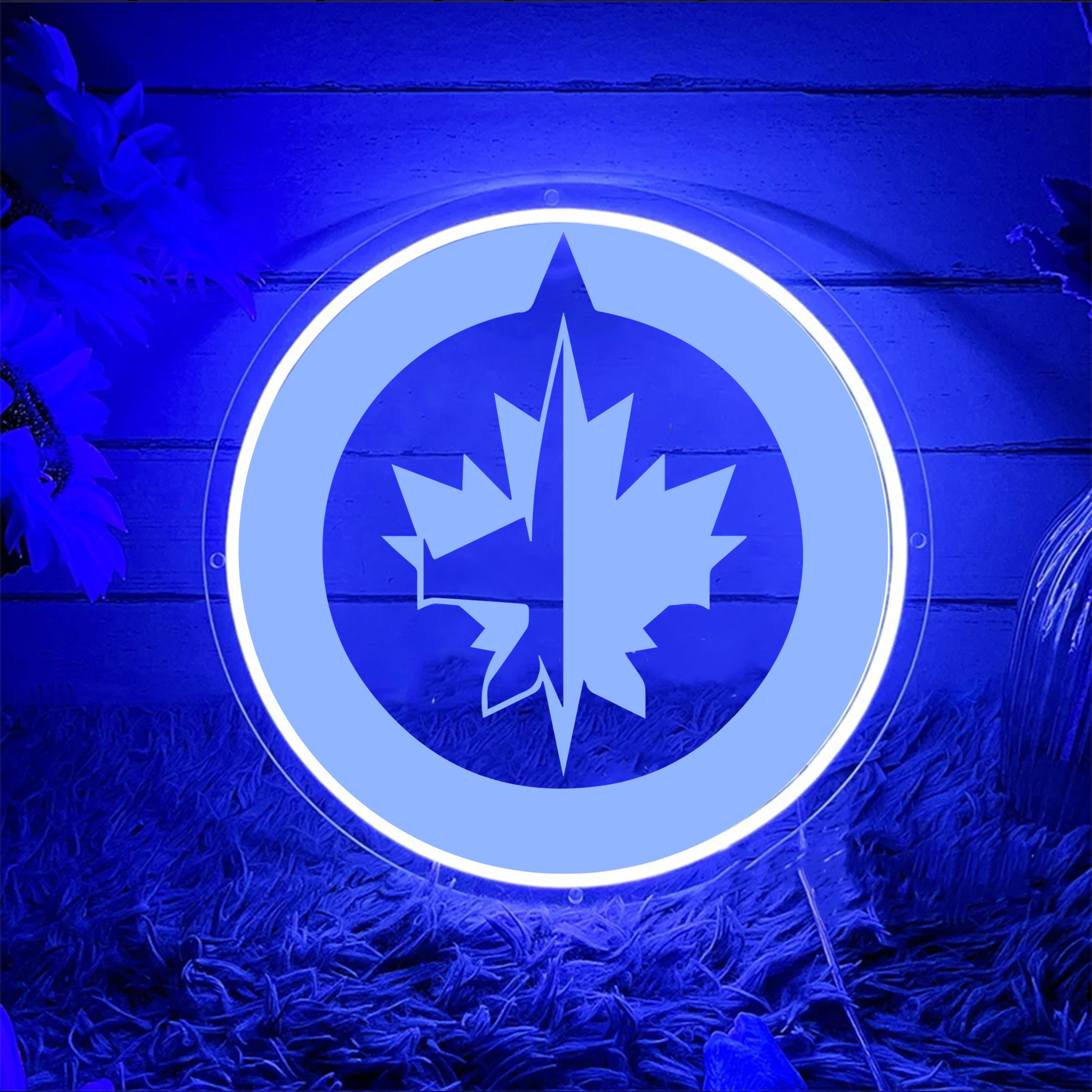 Winnipeg Jets Ice Hockey Laser Signs